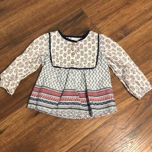 Girls Peasant Top